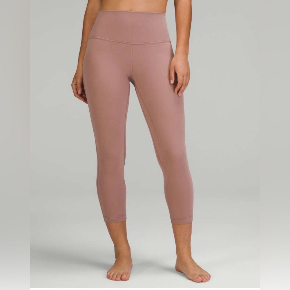 Lululemon Align High-Rise Crop Leggings Twilight Rose Size 6 - Picture 2 of 7